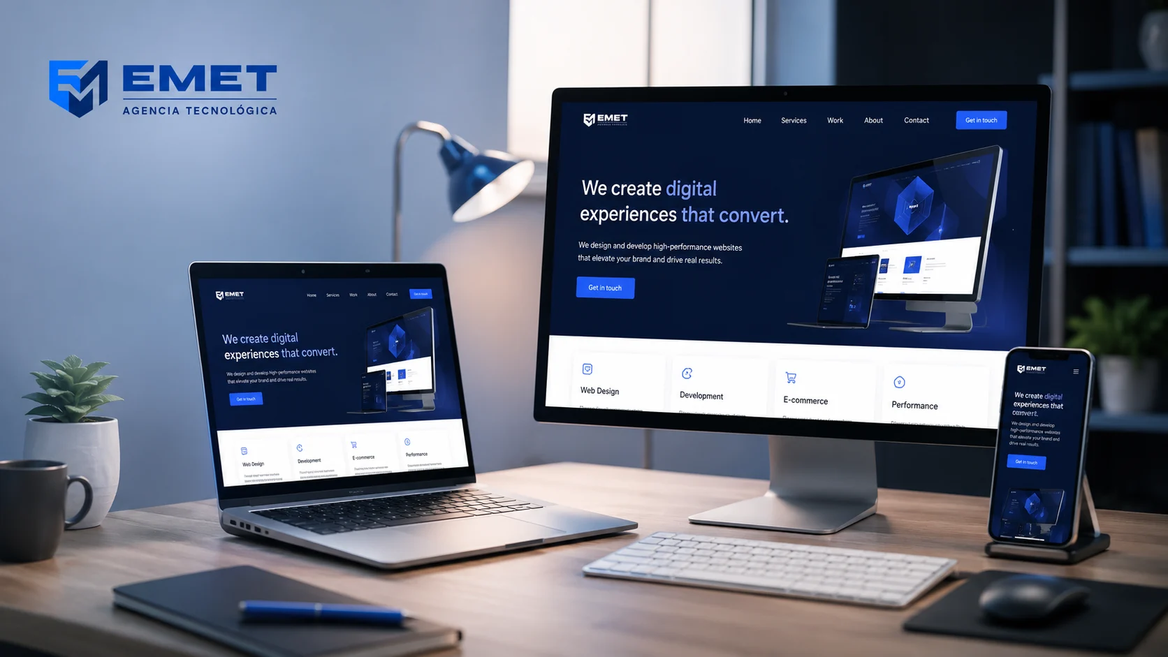 Páginas web profesionales de EMET