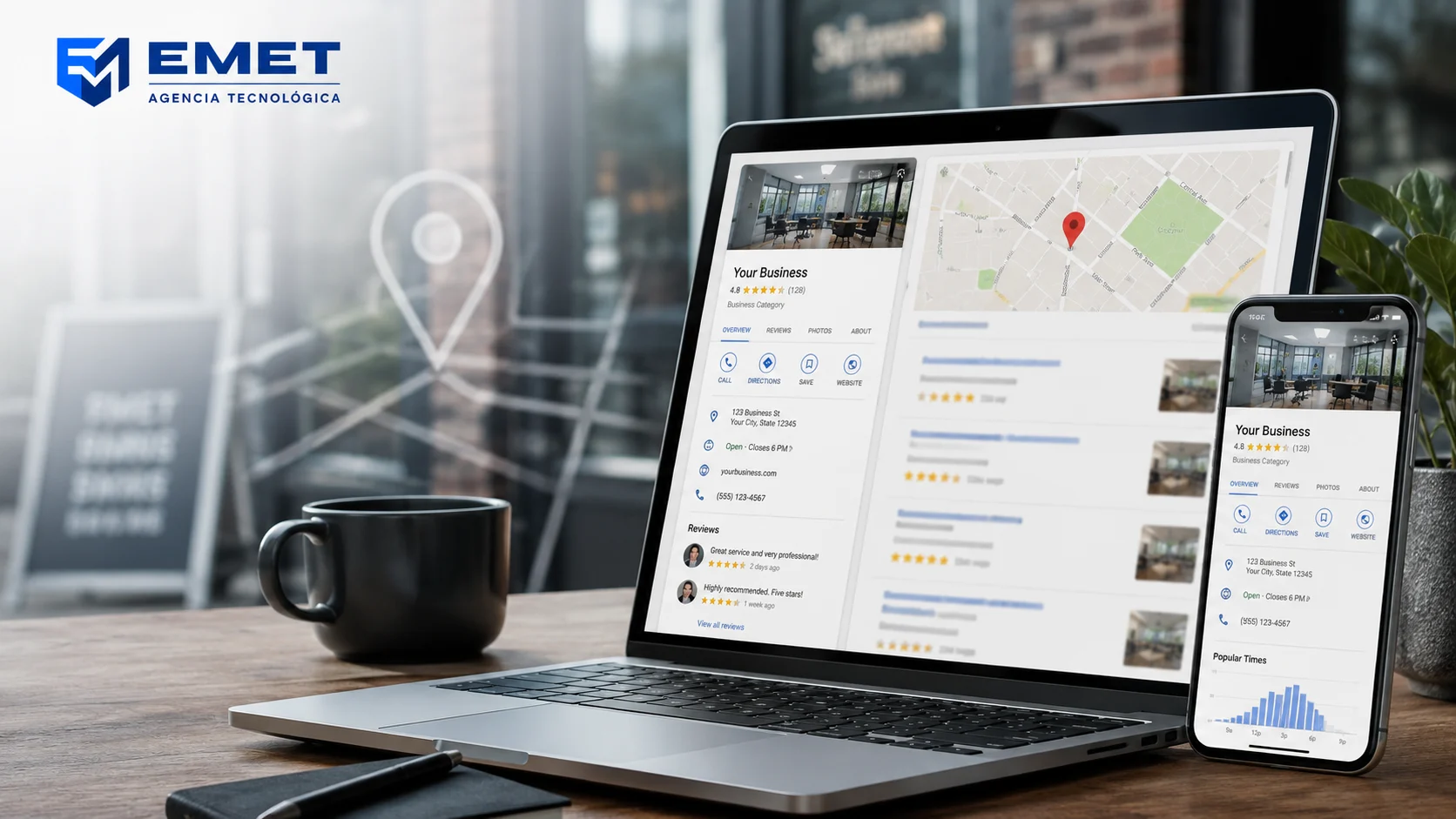 Google Business Profile de EMET