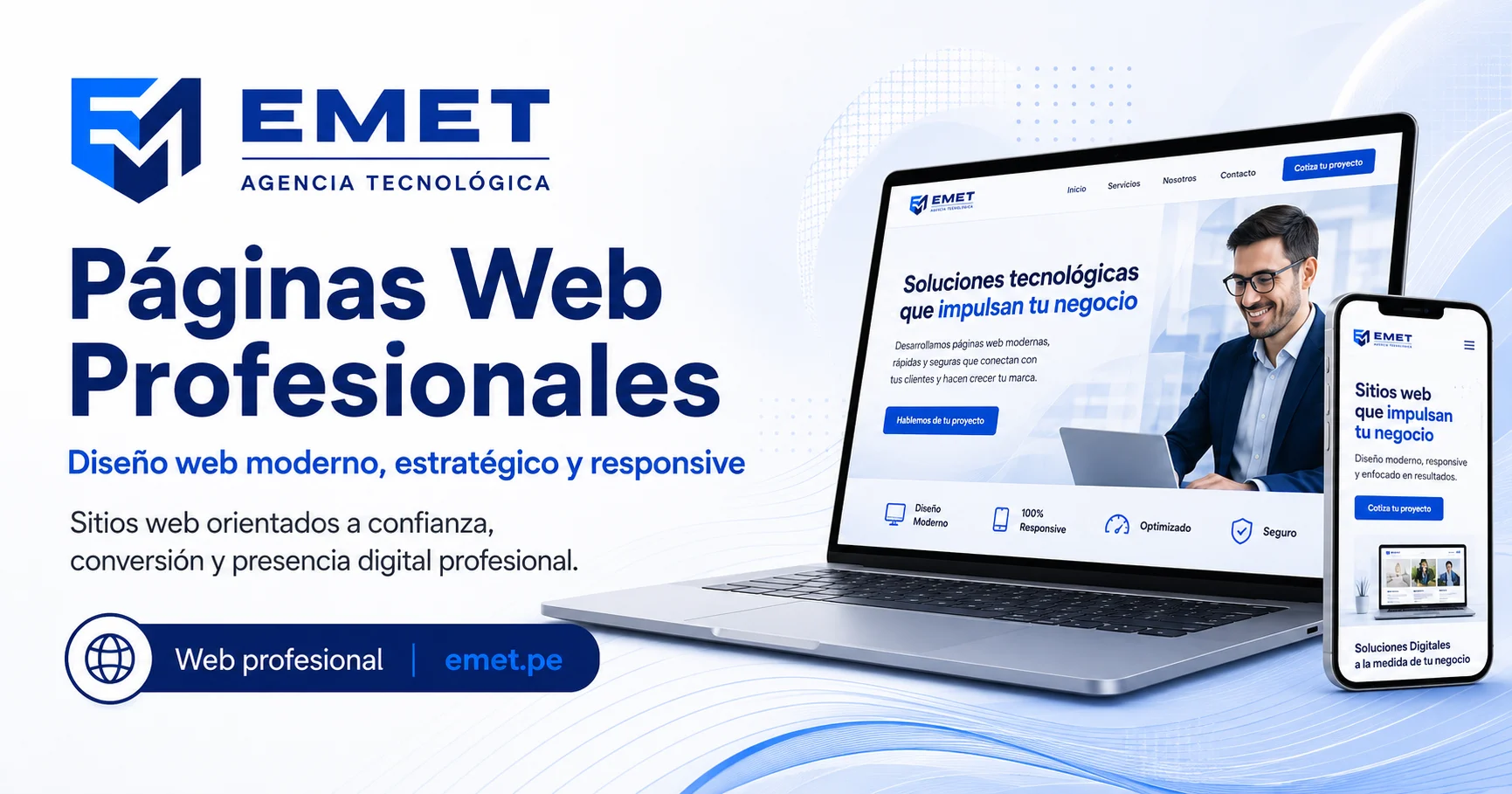 Proyecto Juan Benavides Agente Inmobiliario desarrollado por EMET